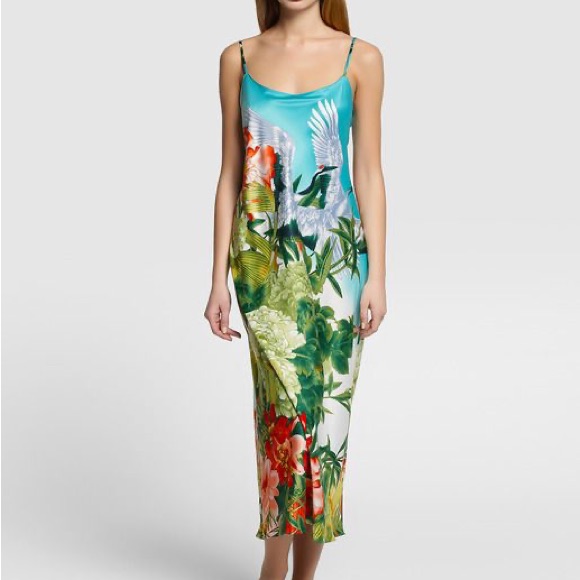 Beautiful Tropical Natori Slip Dress